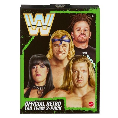 DX WWE Retro 4-Pack Ringside Exclusive Triple H, Chyna, Road Dogg & Billy Gunn Action Figure
