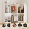 Aheaplus Large Closet System with Wooden Drawers and Shoe Racks - 2 of 4