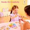Klever Kits Jewelry Making Kit for Kids, 350+ Colorful Beads and Flower Case, DIY Bracelet Arts & Crafts, Birthday Christmas Gift for Girls Ages 3+ - 4 of 4