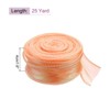 Unique Bargains Gift Wrapping Wide Sheer Wired Pastel Shimmer Iridescent Chiffon Ribbons 1 Pc - 2 of 4