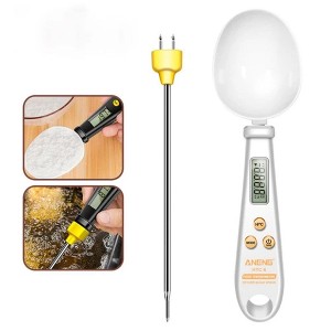 Kitcheniva 2 in 1 Electronic Kitchen Scale Thermometer LCD Display Digital Measuring Spoon - 1 of 4