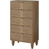 Jojoka 5 Drawers Dresser, Modern Wooden Tall Dresser with Deep Drawers - 2 of 4