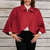 Coolmee Women's Shawl Wraps Cloak Cape Warm Pullover Winter Soft Shawl Cover Up - 4 of 4
