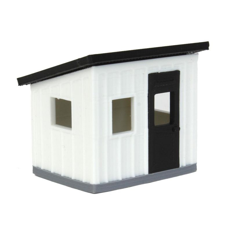 1/64 Black/White Chicken Coop Shed, 3D Printed Farm Model RW-46, 2 of 6