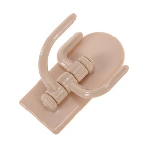 Unique Bargains Utility Triple Hook Solid Color 3.07"x1.42" 1 Pc - 1 of 4