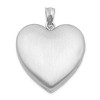 Black Bow Jewelry Sterling Silver and Enamel 24mm Mom Rose Heart Locket - 3 of 4