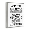 Stupell Industries Quirky Halloween Family Quote Striped Typography Phrase  Framed Giclee Art - 2 of 4