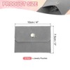 Unique Bargains Earrings Bracelets Velvet Pouches Snap Button Portable Jewelry Storage Bag 8 Pcs - 2 of 4