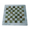 JT Handmade White and Green Onyx Marble Full Chess Game Original Marble Chess Set – 15 Inch by Jubilee Trader - 2 of 3