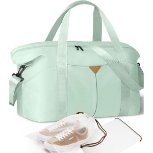 Travel Duffle Bag, Carry On with Trolley Sleeve, Sport Gym Bag for Women Men, Hospital Labor Bag - 1 of 4