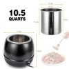 Whizmax Commercial Grade Soup Kettle, 10.5QT Hinged Lid and Detachable Stainless for Famil yand Restaurant,Black - 3 of 4