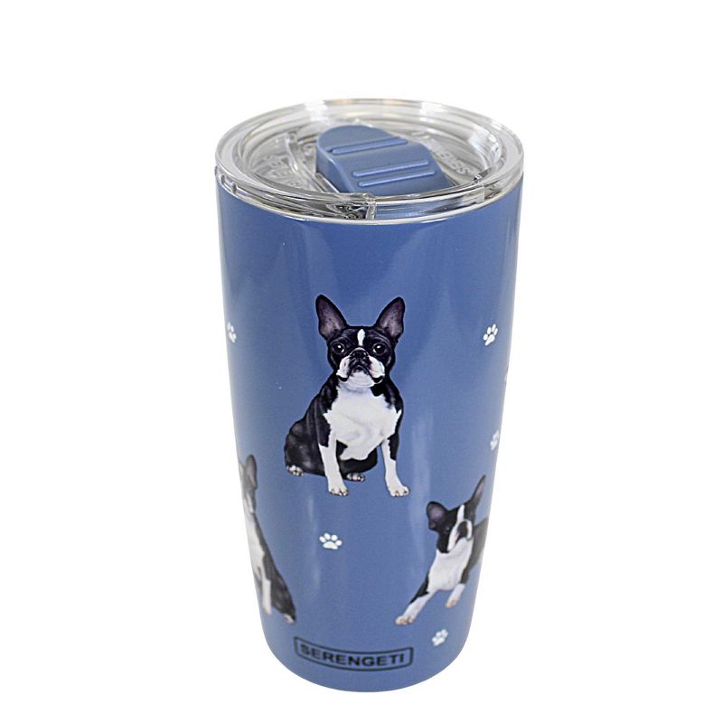 E & S Imports 7.0 Inch Boston Terrier Serengeti Tumbler Hot Or Cold Beverages Tumblers, 2 of 4
