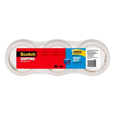 Scotch 3pk Heavy Duty Shipping & Packaging Tape 2" x 38yd
