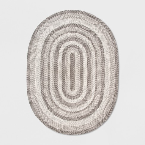 Gray Oval Woven Rug 5 X7 Pillowfort Target
