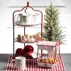 Sullivans 23", 18" & 14" Pine & Berry Artificial Tree Set of 3, Green - 2 of 4