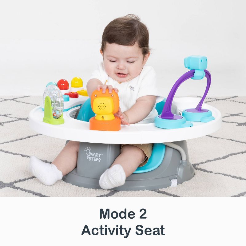Smart Steps Explore N Play 5-in-1 Activity to Booster Seat - Blue Safari Fun, 3 of 18