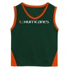 NCAA Miami Hurricanes Toddler Boys' Sleeveless Basketball Jersey and Shorts Set - 2 of 3