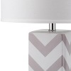 Chevron 27 Inch H Stripe Table Lamp (Set of 2) - Safavieh - image 4 of 4