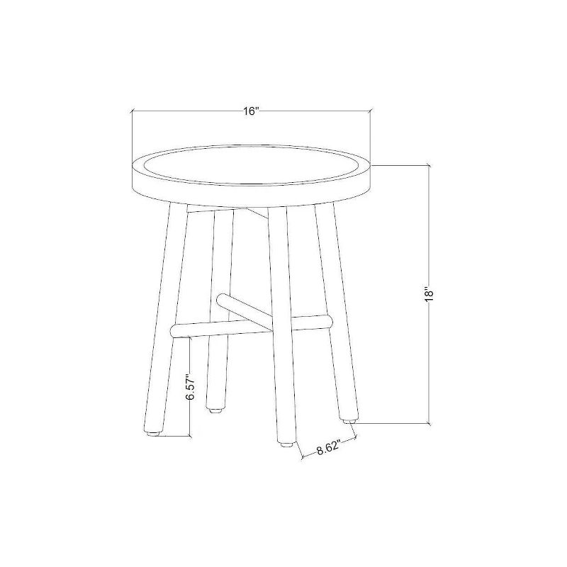 Shaker Accent Table or Stool - Hearth & Hand™ with Magnolia, 6 of 13