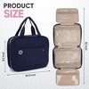 Pink Marine Travel Hanging Toiletry Bag, Full-Size Pockets, Waterproof Hands-Free Hook - 4 of 4