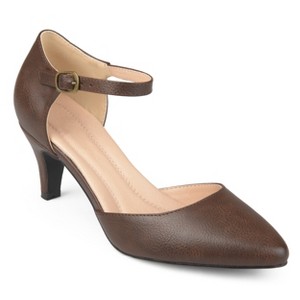 Journee Womens Bettie Almond Toe Mid Heel Pumps - 1 of 4