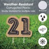 Big Dot of Happiness Finally 21 - 21st Birthday - Yard Sign and Outdoor Lawn Decorations - 21st Happy Birthday Party Yard Signs - Set of 8 - 3 of 4