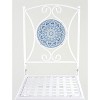 The Lakeside Collection Metal Folding Patio Chair with Decorative Tile Mosaic - 2 of 4