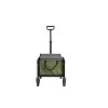 DOMETOUR Lightweight Folding Beach Wagon with Wheels - Heavy Duty Utility Cart for Grocery, Camping, Sports, Garden - Large Capacity - Army Green - 4 of 4