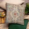 Boho Throw Pillow Covers 18x18 inch Set of 2,Bohemian Vintage Carpet Pattern Antique Ethnic Decor - 3 of 4