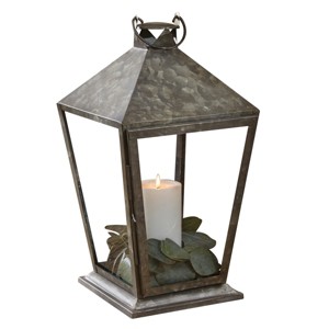 Park Designs Tall Square Galvanized Lantern - 1 of 4