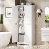 70" Tall Kitchen Pantry Cabinet, Freestanding Cupboard Storage Cabinet with Adjustable Shelves, Wooden Coffee Bar Cabinet for Living Room - 2 of 4