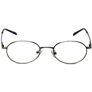 Calabria Metal Flex Designer Reading Glasses Model M in Ant-Pewter 48mm X-SMALL - 1 of 4