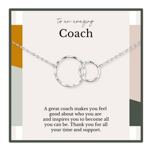HOPE LOVE SHINE Coach Gift 14k Gold Necklace – Thank You Jewelry for Female Coaches, Gymnastics, Dance, Cheer - 1 of 4