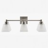 Norwell Lighting Matthew 3 - Light Vanity in  Brush Nickel - 4 of 4
