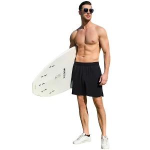 BLUEMING Mens Lounge Shorts Athletic Workout Quick Dry Shorts Lightweight Mesh Running Shorts with Pockets - 1 of 4