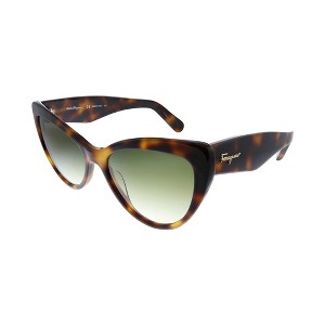 Salvatore Ferragamo SF 930S 238 Womens Cat-Eye Sunglasses Tortoise 56mm - 1 of 3