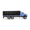 1/64 2018 International WorkStar Platform Stake Truck Blue SD Trucks 19 45190-B - 3 of 4