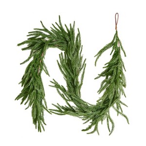 Christmas Garland – Lush Norfolk Pine Greenery - 1 of 4
