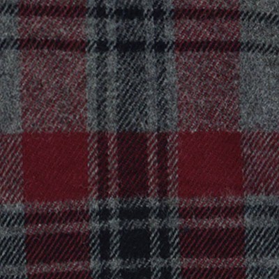 wine and charcoal plaid