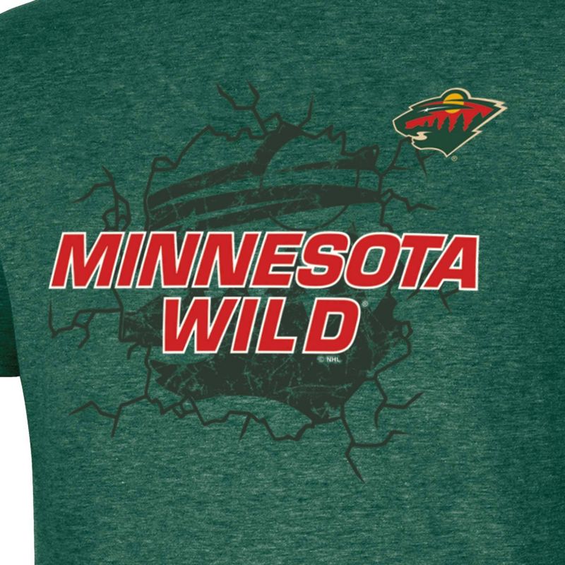 NHL Minnesota Wild Men's Short Sleeve T-Shirt, 3 of 4