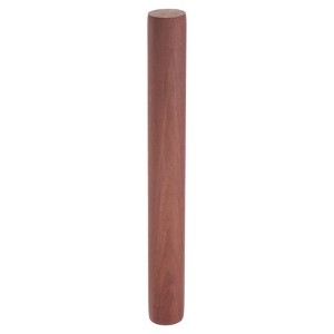 Unique Bargains Ebony Wood Cylindrical Smooth Non-Stick Small Kitchen Rolling Pins - 1 of 4