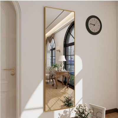 HOMLUX 14"x48"/16"x50" Door Wall Mount Mirror Full Length Hanging Mirror Bedroom Bathroom