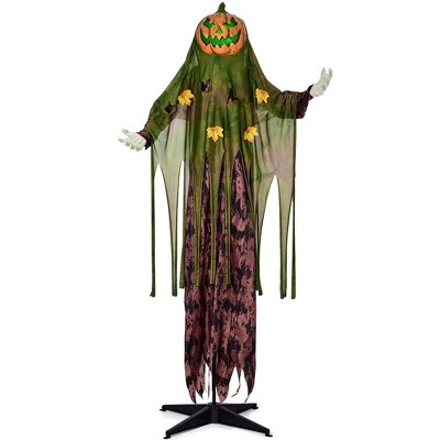 Presence 67-inch Halloween Interactive Standing Pumpkin Man