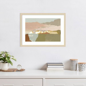 Amanti Art Pink Sandy Dunes II by Cartissi Wood Framed Wall Art Print - 1 of 4