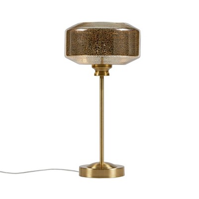 Ink+Ivy 8.5"x17" Lumivive Mercury Glass Table Lamp: Contemporary Design, Iron Base, UL Listed, 1 of 12