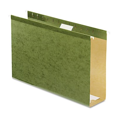 Pendaflex Reinforced 3" Extra Capacity Hanging Folders Legal Standard Green 25/Box 4153X3
