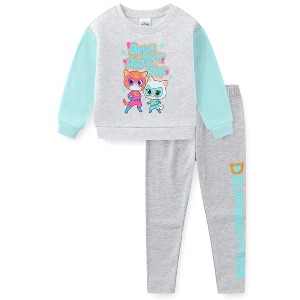 Disney Super Kitties Girls Fleece Sweatshirt and Legging Pants Set for Toddler and Big Kids - 1 of 4