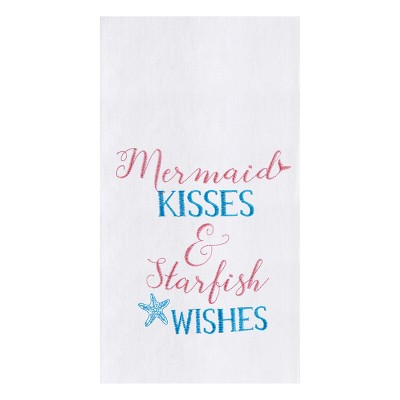 C&F Home Mermaid Kisses & Starfish Wishes Flour Sack Cotton Kitchen Towel