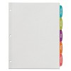 Avery Big Tab White Label Tab Dividers 5-Tab Letter 14434 - 4 of 4