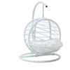 LOVMOR Cat Swing Bed with Stand&Cushion, Cat Egg Chair w/ Rattan Wicker Appearance, Indoor Hanging Swinging Cat Bed for Cats, Small Dogs&Small Animals - 2 of 4